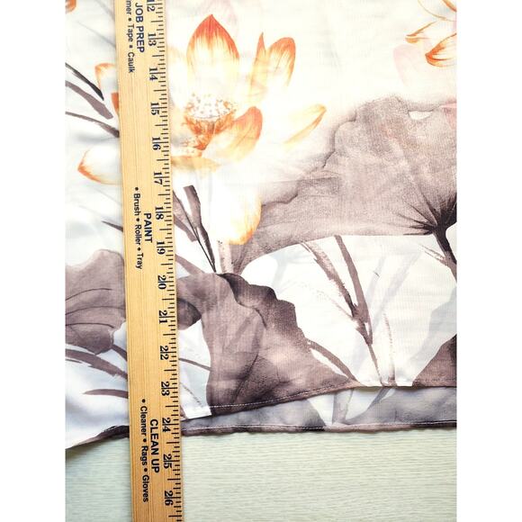 TOP/BLOUSE-CHICO'S-Traveler's Collection-Sheer-V-Neck-3/4 Sleeves-Size 1/SMALL - Picture 8 of 14